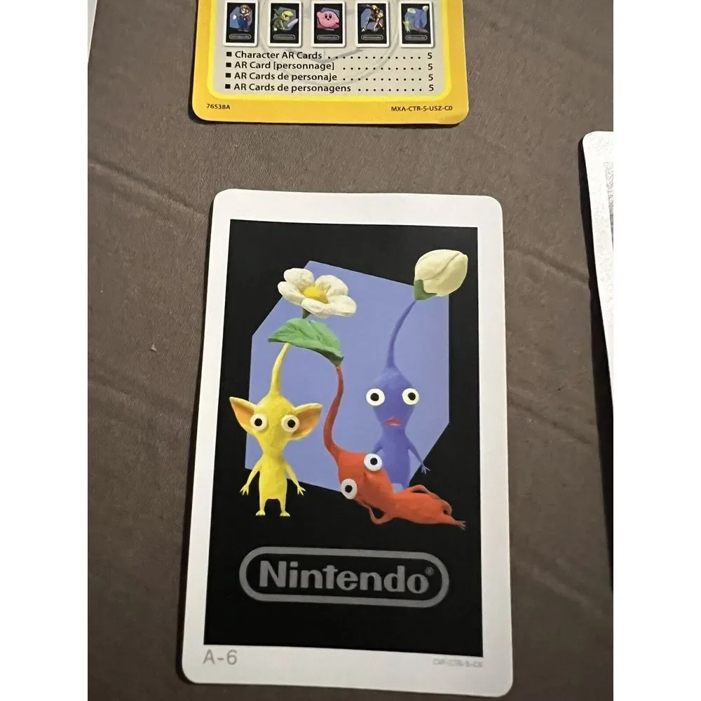 (7) Nintendo Trading Cards A1 A2 A3 A4 A5 A6 Link Mario Metroid NM or Better‎